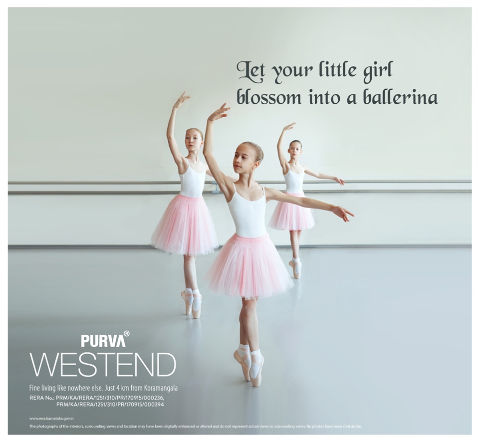 Let your little girl blossom into a ballerina at Purva Westend in Bangalore